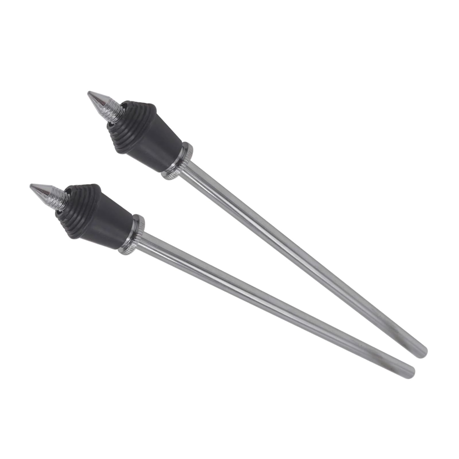 Gambe per grancassa in metallo dal design retrò da 2 che forniscono supporto sicuro per vari modelli in ambienti musicali professionali Gambe basse globali