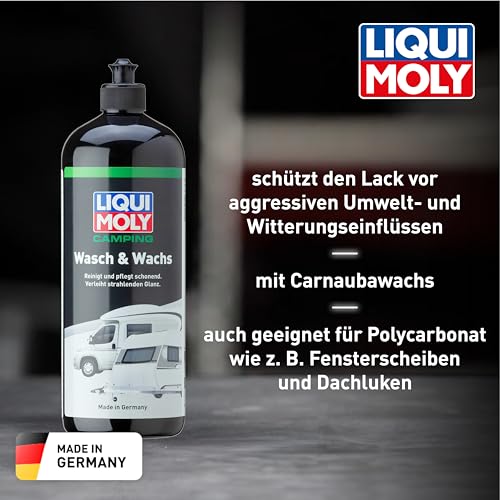 LIQUI MOLY Camping Wasch & Wachs | 1 L | Reinigung / Pflege / Wartung | Art.-Nr.: 21809