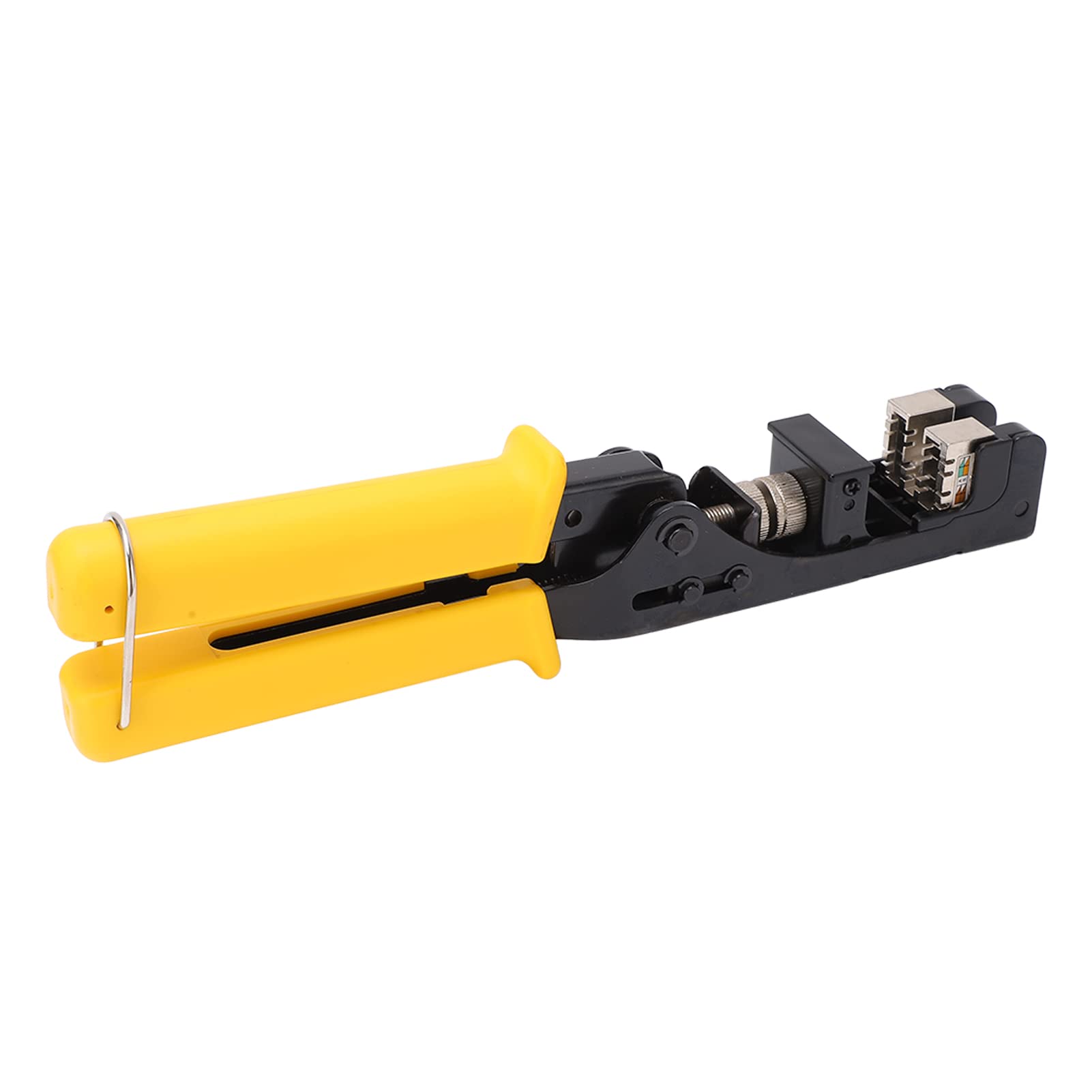 Terminal-Crimper, PP, Hitzebeständiger Griff, Mikro-Steckerstift-Werkzeug, Einfache Bedienung für Netzwerkkabel-Terminierung, Platzsparendes Design für Heimwerker
