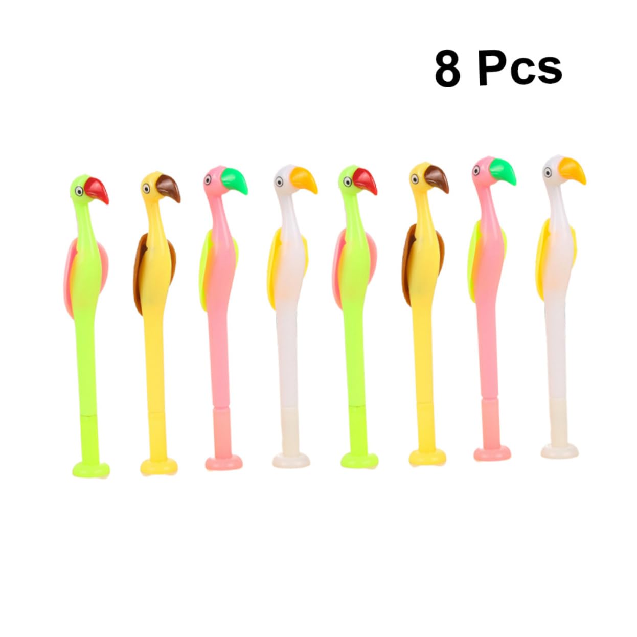 SHINEOFI 24piezas Bolígrafos De Gel Creativos De Flamenco Tinta Para Estudiantes Diseño Kawaii Escritura y Resistente Útiles De Oficina y Escolar