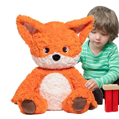 Genérico Fox de peluche – Juguete animal lindo y cojín de abrazo – Suave y de zorro | para niñas y niños, dormitorio, salón, sofá, coche, regalo de cumpleaños o viaje