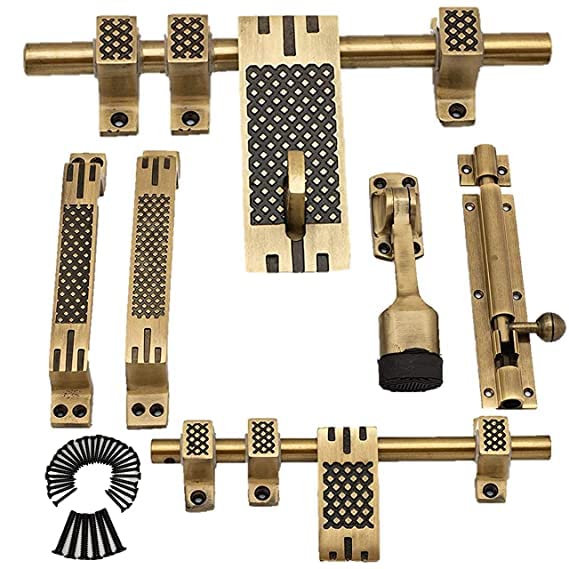 DISS 10 inches Aluminium Single Door Fittings Set Hardware Accessories