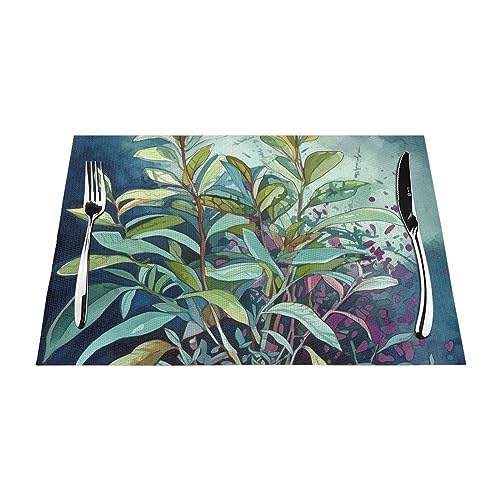 Sets de table résistant à la chaleur et antidérapant lavable pour table de cuisine - 2