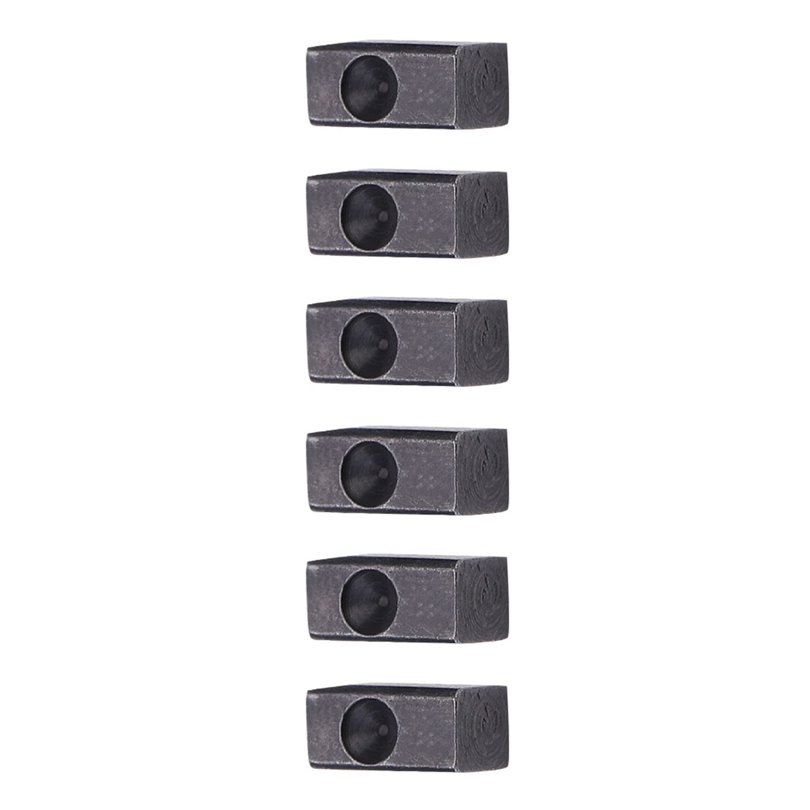 Yctze 6PCS Electric Guitar Tremolo Bridge Saddle Clamp Locking String Insert Block for Floyd Rose System Strong Lock Grips Special Blocks