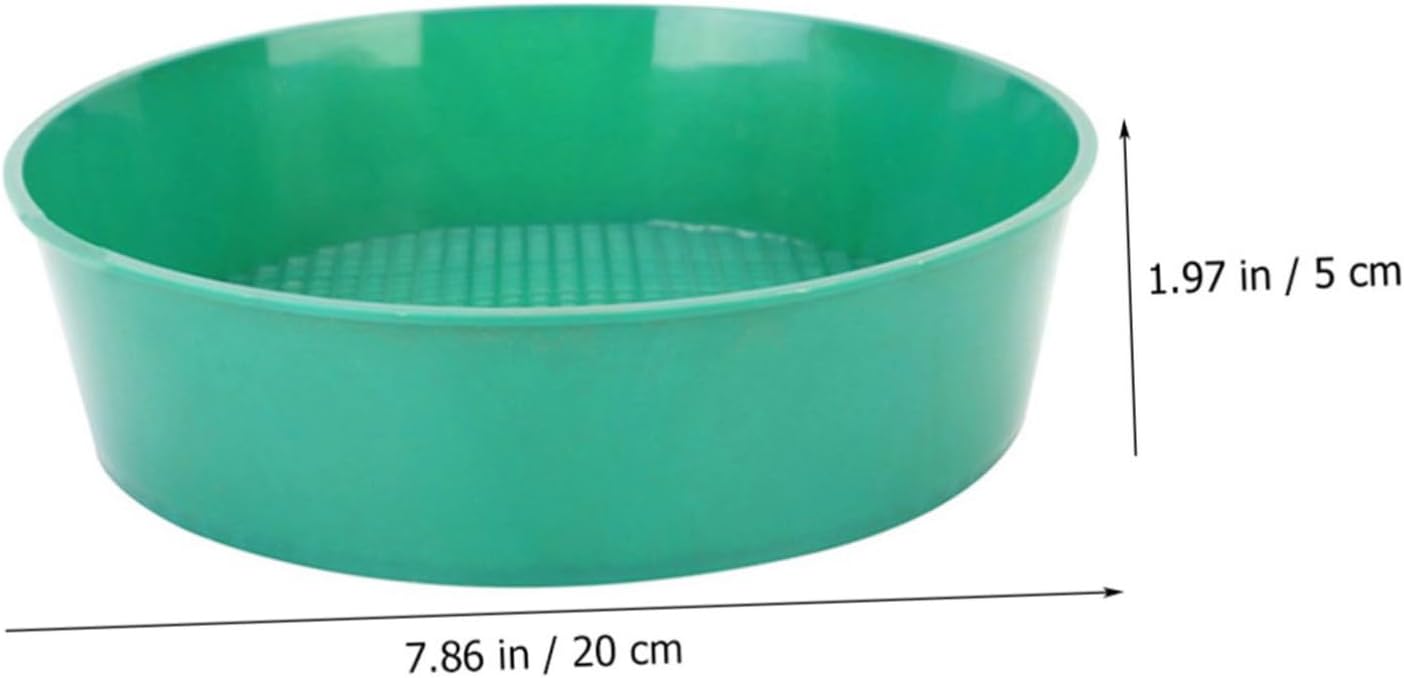 Plastic Garden Sieve Mesh Sifter Tool for Soil and Rock Separation Lightweight and Portable Gardening Supply