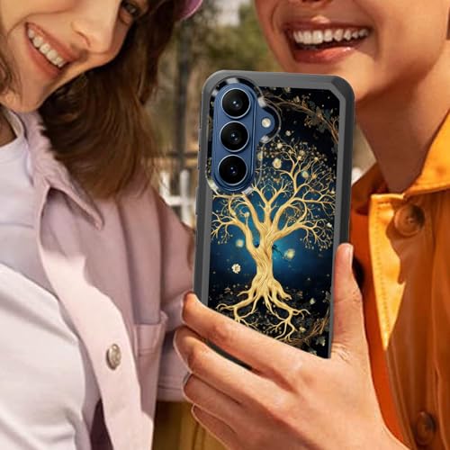 GFEWYTJYJ for Galaxy S26 Case,Shockproof 3-Layer Full Body Protection Rugged Heavy Duty High Impact Hard Cover Case for Samsung Galaxy S26 6.3 inch 2026,Aesthetic Tree of Life - image 6
