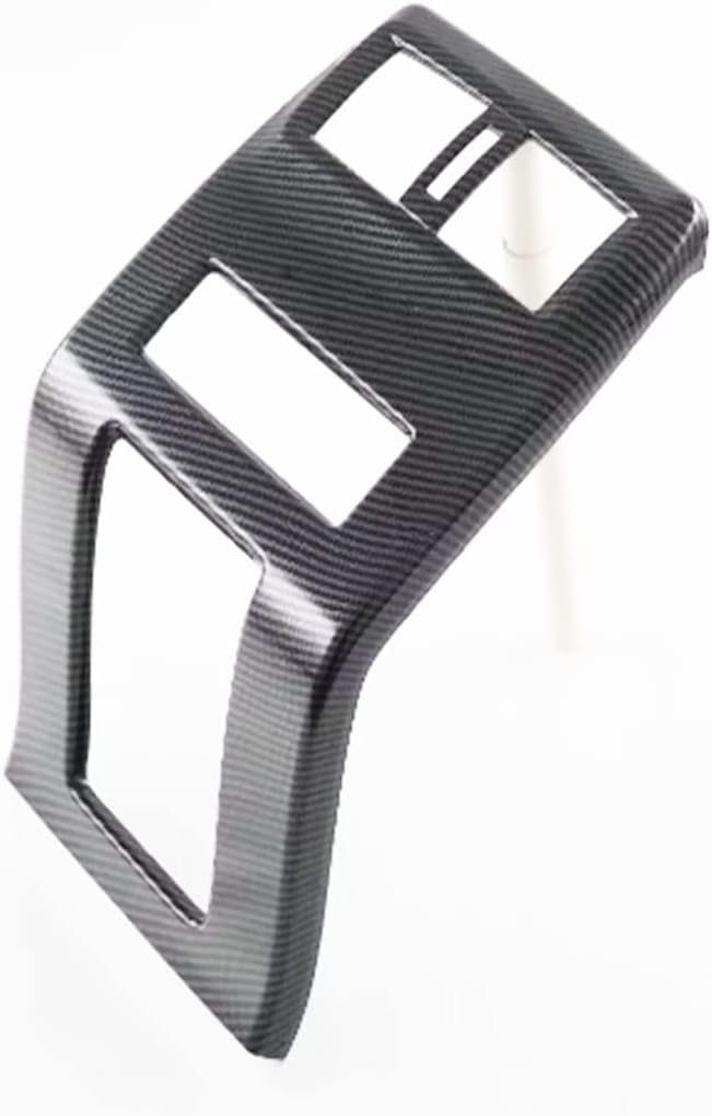 Car interior decoration Rear air conditioning outlet decorative frame Carbon fiber For Outlander 2022-2023-2024