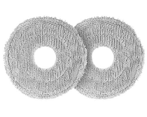 Image of Reusable Mop Pad Compatible with ECOVACS DEEBOT X1, T10 Turbo, Dreame L10s Ultra, L20 Ultra, X40 Ultra, Xiaomi X10+, X20+. Set of 2