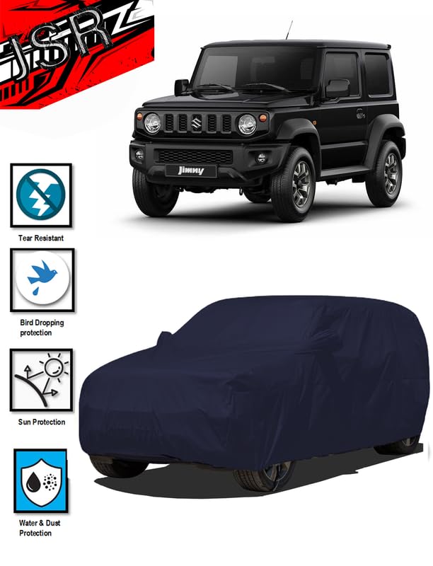 Image of J S R Waterproof Body CAR Cover for MARUTIU Suzuki JIMNY (MARUTIU Suzuki JIMNY CAR Cover | JIMNY CAR Cover | JIMNY CAR Cover Waterproof | CAR Cover for JIMNY)