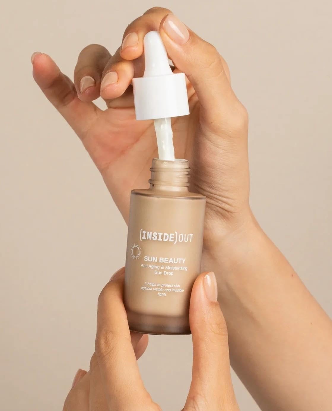 Inside Out Sun Drop SPF 50 Yoğun Nemlendirici Güneş Kremi Serum Primer 35 ml