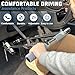 OceanicEcho Car Hand Controls Device for Disabled Drivers, Portable Handicap Driving Hand Controlled Drive Assist for Injured, Handicap, Cars Driving aids（Gray Handle）
