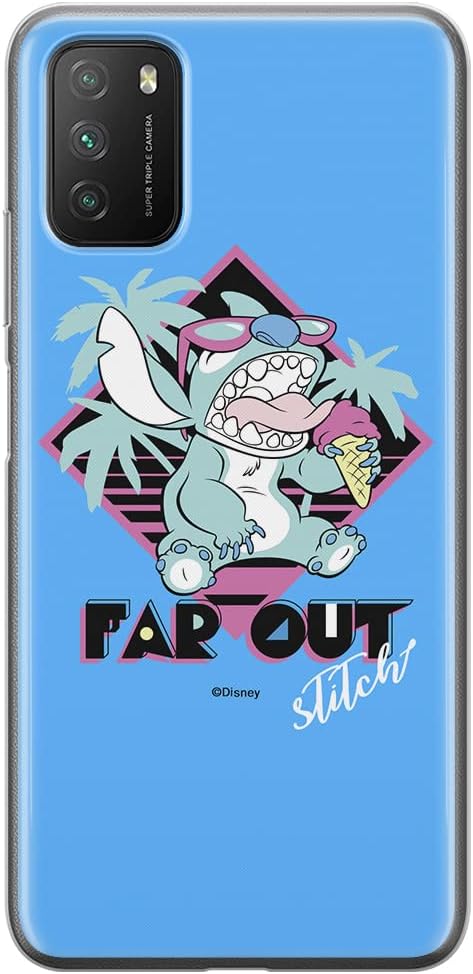 ERT GROUP Mobile Phone case for Xiaomi REDMI 9T Original and Officially Licensed Disney Pattern Stitch 005 optimally adapted to The Shape of The Mobile Phone, case Made of TPU