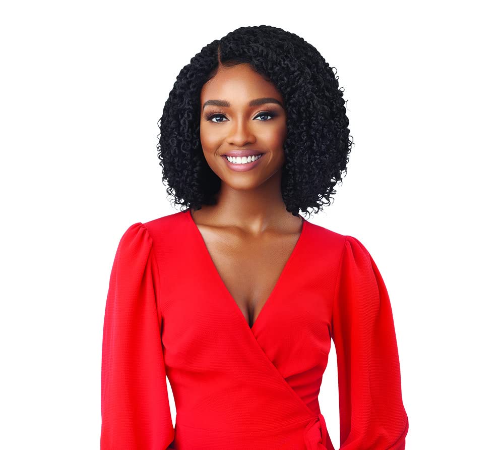 Outre x-pression Twisted Up Lace Front Braid Wig BOHO PASSION SUMMER TWIST 12'' (1B)