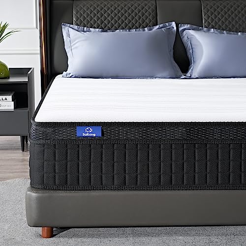 SuiLong Premium-Matratze 180x200 H4 H3 7-Zonen Höhe 25cm Federkernmatratze...