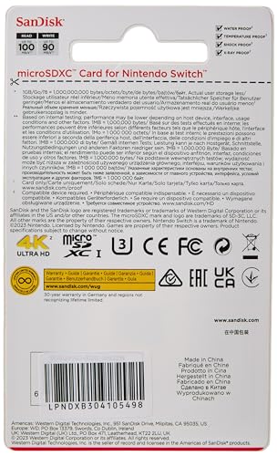 Carte microSDXC SanDisk 512 Go pour Nintendo Switch Edition Leaf - 3