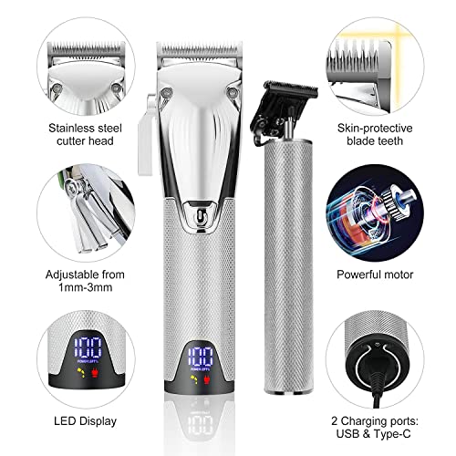 BESTBOMG Hair Clipper Men, Hair Trimmer Haircut Machine - Image 3