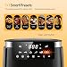 LLIVEKIT 5.5L Air Fryer with Keep-Warm Function, Viewing Window