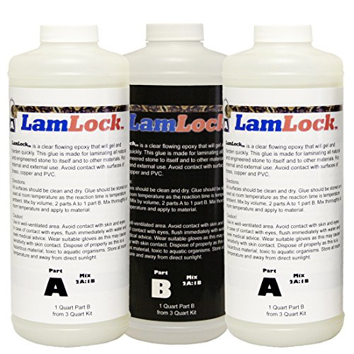 LamLock Clear Flowing Epoxy - 3 Quart Kit