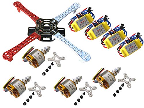 Powerday F450 Hj450 4-Axis & 30A Brushless Speed Controller Esc & Xxd A2212 1000Kv Brushless Motor For Dji Quadcopter Frame Airframe Kit #TOP12