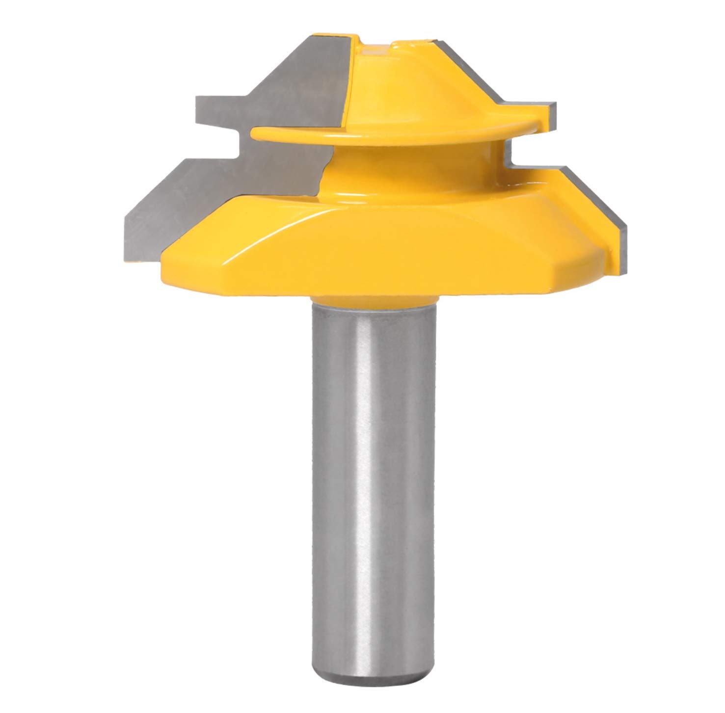 Router bit, 45 Degree Lock Miter Router Bit (1/2 Inch Shank), Joint Router Bits Woodworking Cutter Tool