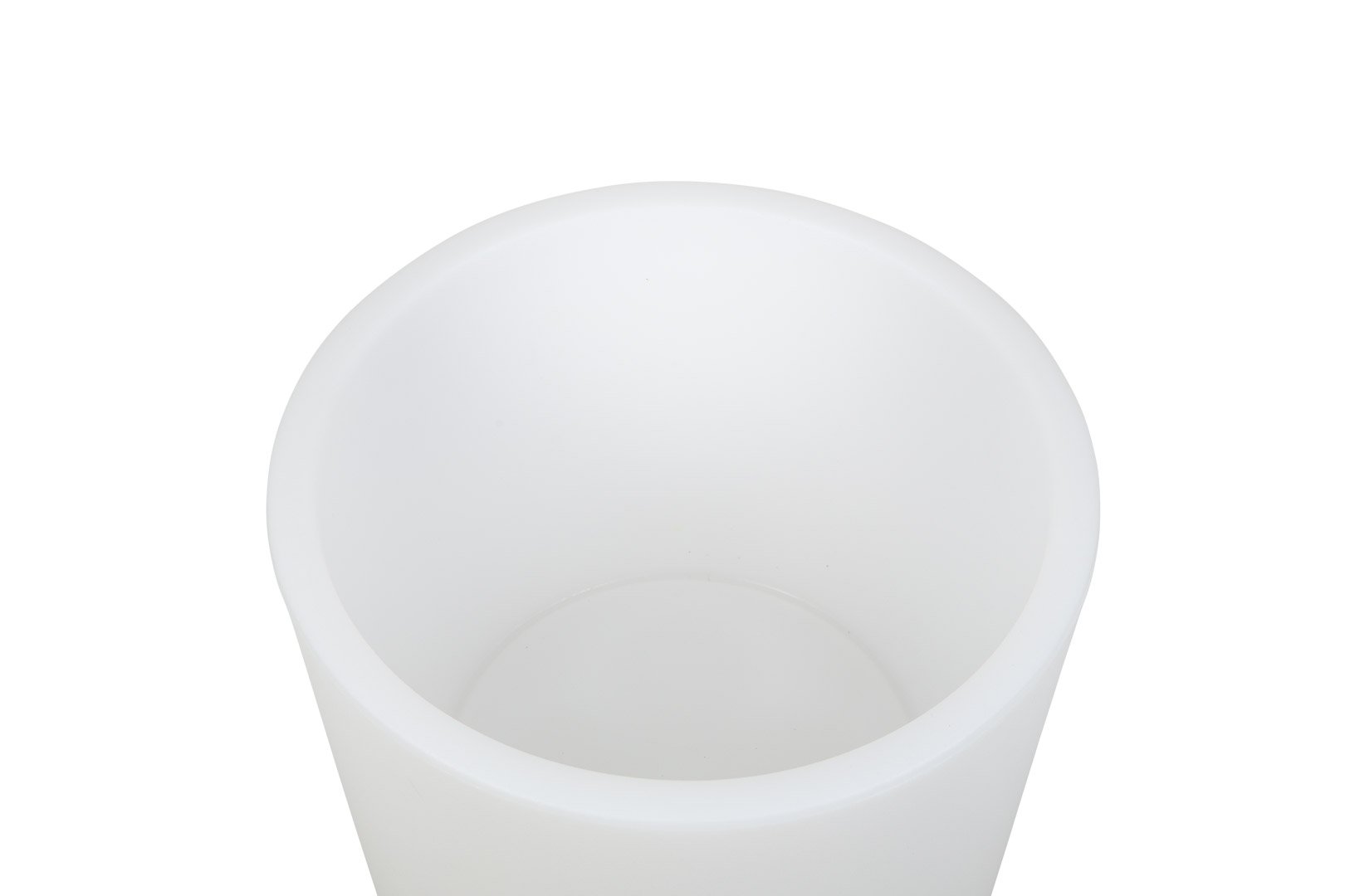 Vaso luminoso tondo Sunset, vaso in resina illuminato, vasi luminosi, giardino h 85