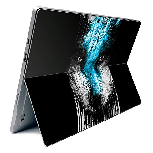 Image of MightySkins Carbon Fiber Skin for Microsoft Surface Pro 7 - Wild Rain | Textured Carbon Fiber Finish | Easy to Apply, Remove, and Change Styles | Made in The USA
