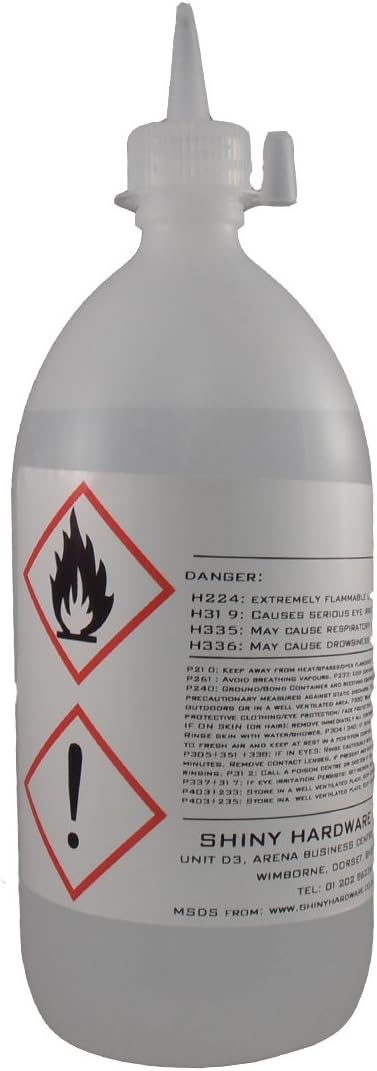 SHL 1 Litre (1000ml) M.E.K (MEK) 99.9%, CRAB CLAW and SEAL CAP