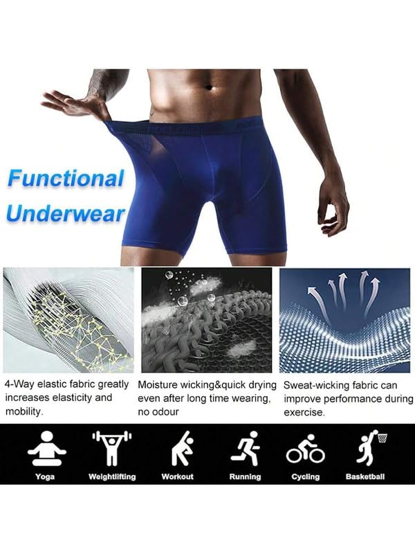 Image of Lymio Men Underwear Trunk | Briefs | Premium Mens Underpants | Breathable Trunk with Soft Elastic Waistband | Moisture-Wicking Fabric | Comfortable Stretch Fit | All-Day Fresh (Available in Multipack)