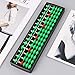 Plastic Abacus Soroban 15 Rods Beads Column School Learning Counting Tool For Abacus For Adults With Instructions