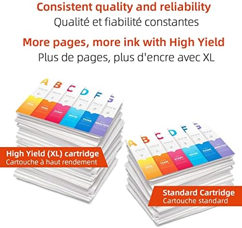 Pitooler Remanufactured Ink Cartridge Replacement for PG-245 CL-246 245 246 PG-243 CL-244 Black Color Use with MG3022 MG2522 TR4520 TR4522 MG2922 MG2920 TS202 MX492 MX490 Printer, 2-Pack - View 5