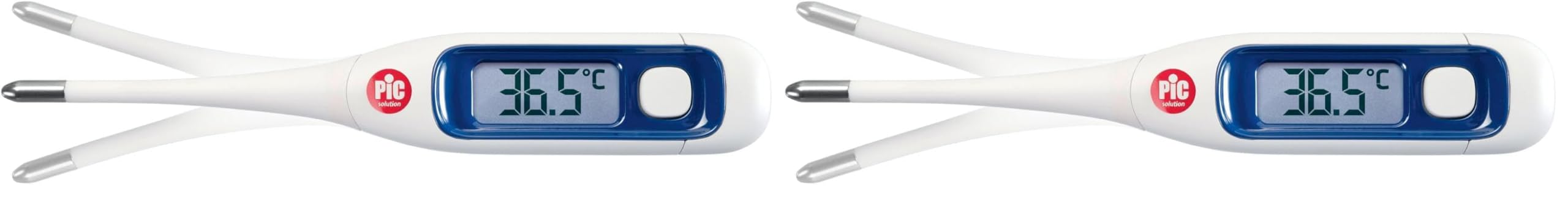 Pic Solution Termometro Digitale Vedo Clear Zoom Con Sonda Flessibile, 2.3 X 2.7 X 14.6 Cm (Confezione da 2)