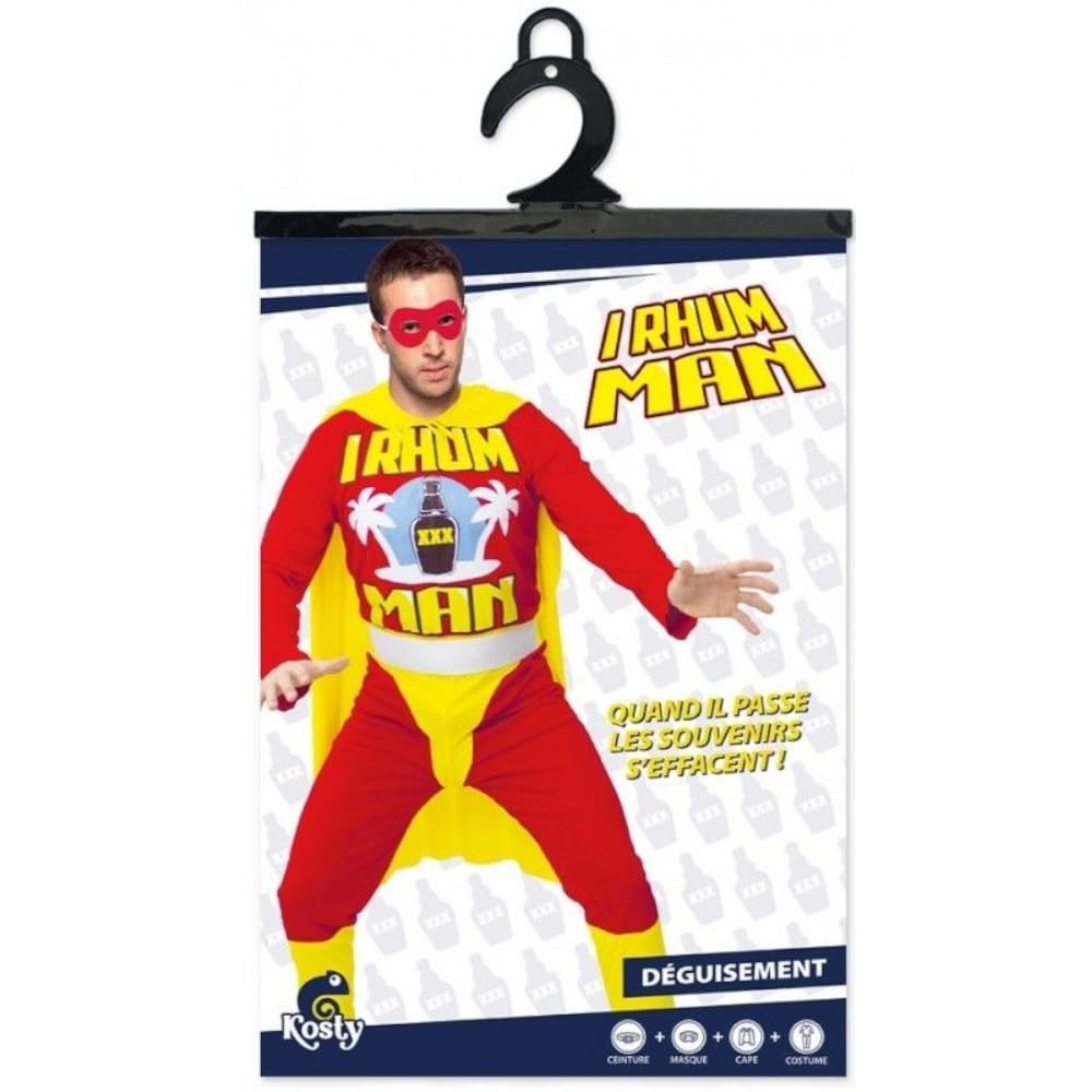 Costume I Rhum Man - Rosso - Taglia unica