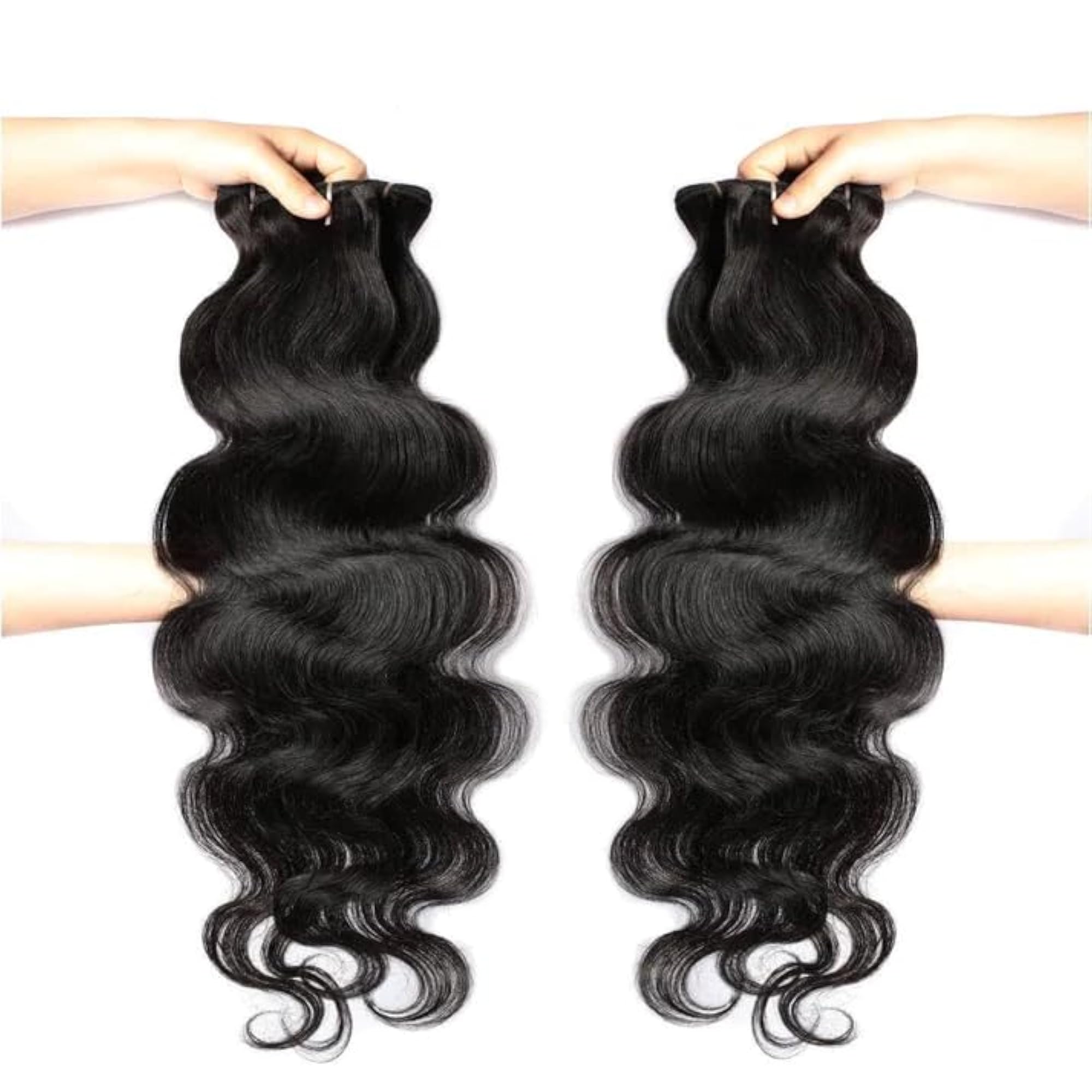Human Hair Bundles, 30 Inch Body Wave Extensions