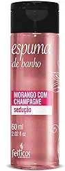 Espuma de Banho - Morango C/ Champagne - 60 Ml, Feitiços Aromáticos