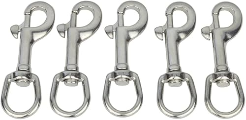 YWZHENYU Clips de gatillo de extremo único de grado marino, 5 piezas