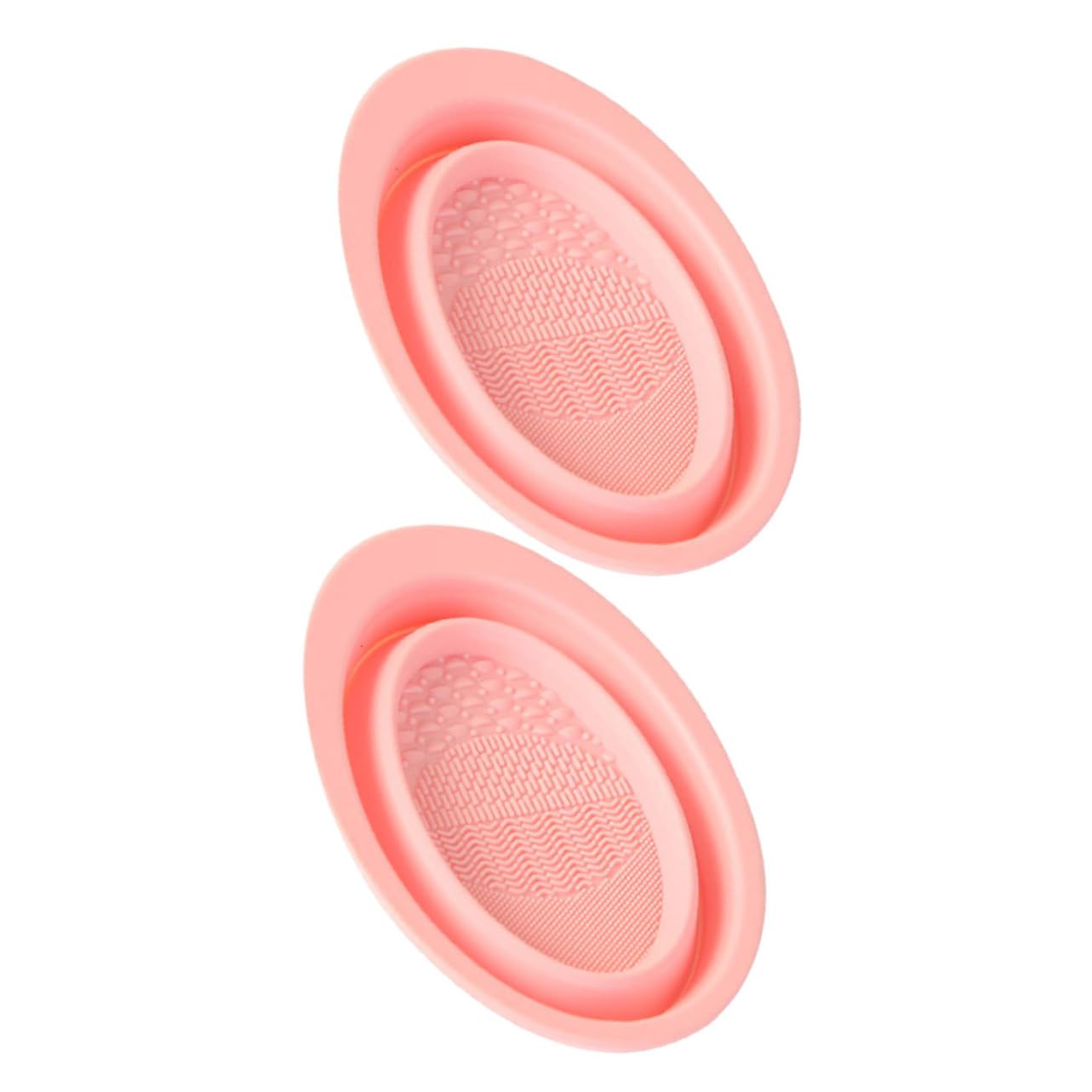 Gogogmee 2Pcs Makeup Brush Scrubber Foldable Cleansing Pad for Easy and Cleaning of Cosmetics Brushes Durable and Design