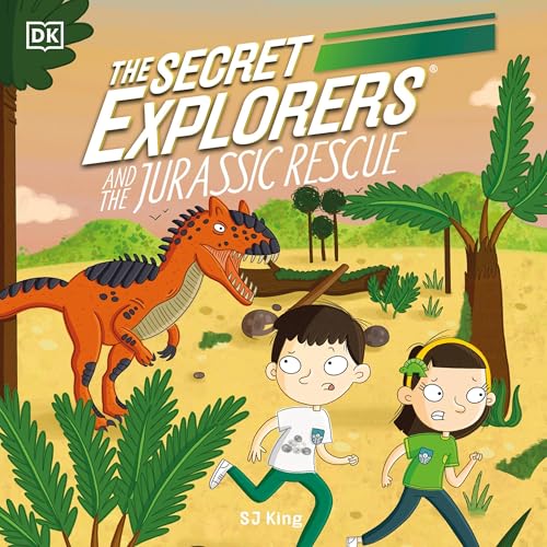 The Secret Explorers and the Jurassic Rescue Audiolibro Por SJ King arte de portada