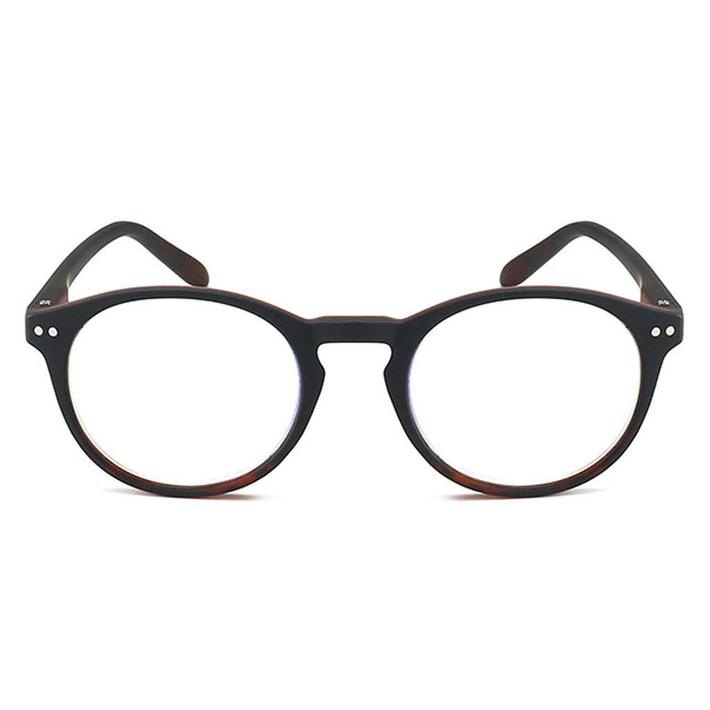 Retro okrągłe czytniki wysokiej jakości okulary do czytania, okulary blokujące niebieskie światło, przeciw zmęczeniu oczu męskie damskie okulary do czytania (Color : Tortoiseshell, Size : 1.5)