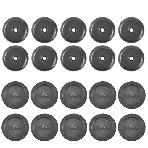 Ansblue Seat Belt Stop Button, Prevent Belt Buckle from Sliding Down The Belt | Removable Without Welding 10SET - Black