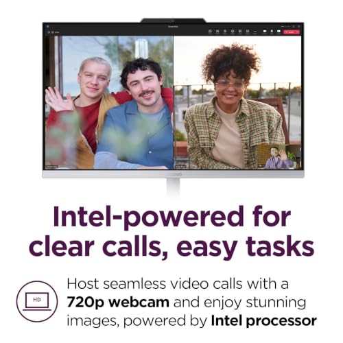 Image of Lenovo IdeaCentre 24 inch Business All-in-One Desktop, 16GB RAM 512GB SSD | Intel 8-Core Processor, FHD IPS Anti-Glare Display, WiFi 6, Windows 11
