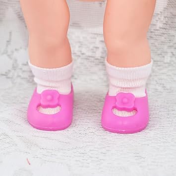 NUOBESTY Doll Accessories 8 Pairs of Doll Socks Mini Sock Baby Clothes Action Figure Accessories for Socks