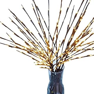 Atyhao LED Indoor Tree Branch Light, Super Bright Fairy String Lamp, Battery Powered for Vase Decoration, Window Display, Living Room, Suitable with Steady Light or Flashing (As Shown)