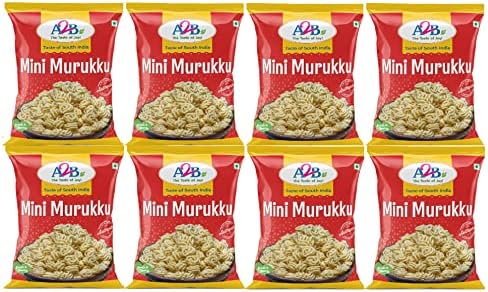 A2B Mini Murukku (Pack of 10 * 50 GMS)