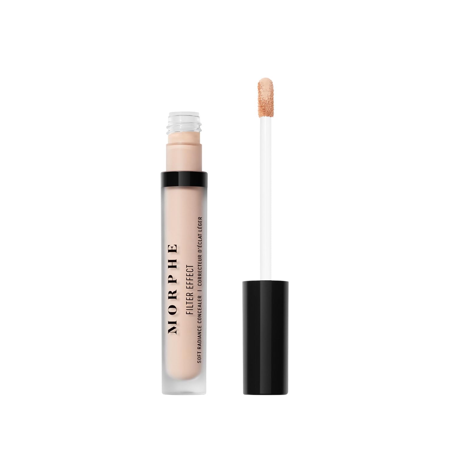 Morphe Filter Effect Soft Radiance Concealer - Buildable Coverage Liquid Concealer Face Makeup with Hyaluronic Acid & Pomegranate Extract & a Natural Radiant Finish - Light 6 (Neutral) (0.12 fl oz)