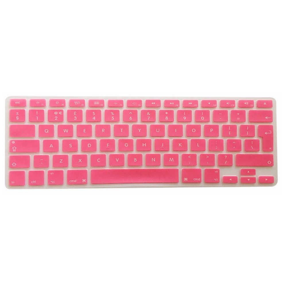 Se7enline Compatible with Macbook Keyboard Cover Skin for Mac Neo & Air 13/15 & Pro 14/16 inch (M5 M4 M3 M2 M1 A18 Pro) 2026/2025/2024/2023/2022/2021 Silicone Waterproof Dustproof EU Layout,Black — view 42