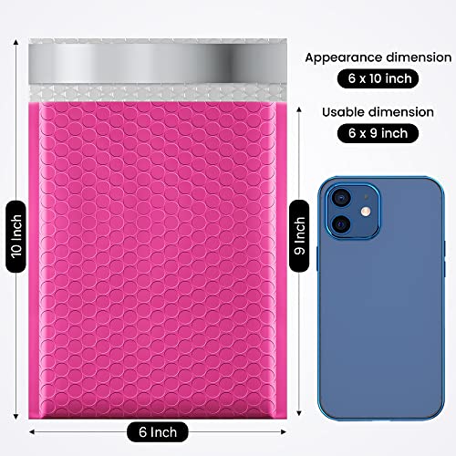 Image of Fuxury 300 Pack Pink Bubble Mailers 6x10 inch Small Bubble Shipping Envelopes#0 | Thick Bubble Padded Mailer Strong Adhesion Padded Envelopes for Mailing Jewelry,Makeup