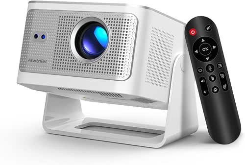 Smart Projector with 4K 8K Support, Android 14 Mini Projector