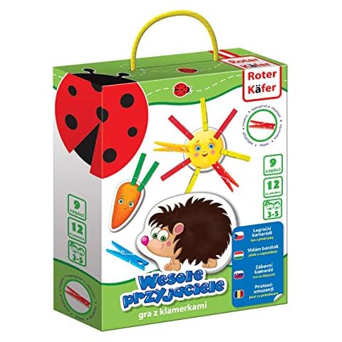 Roter Kafer Gra edukacyjna z klamerkami weseli przyjaciele [GRA] Cover