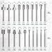SPEEDWOX 20PCS Wood Carving Bits Engraving Router Bit Router Engraving Bits Hss Routers Bit Set 1/8