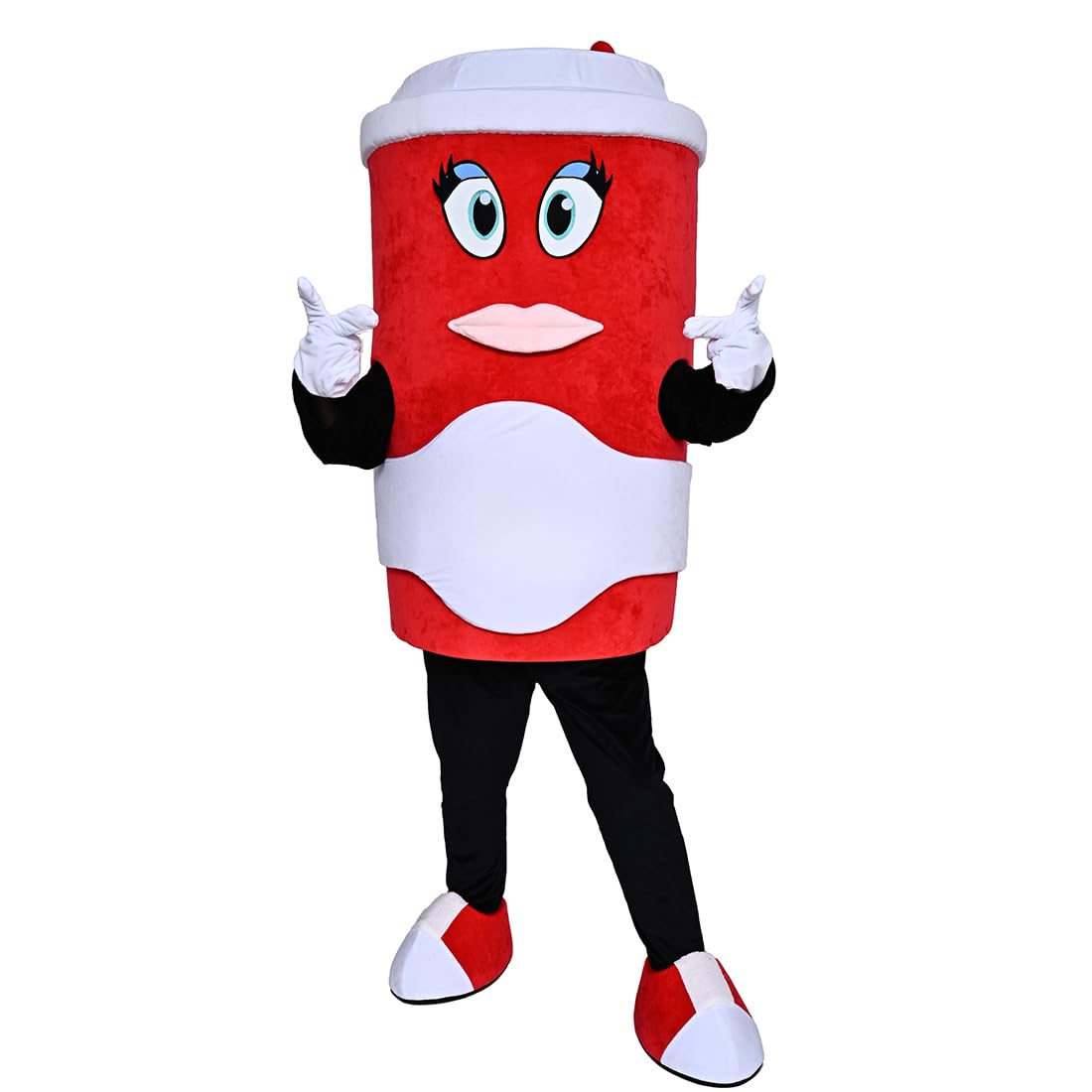 Coffee Cup Mascot Costume Adult Cosplay Marketing Planning Cartoon